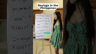 SAYINGS PART 1  Learn Tagalog Philippines [upl. by Enrobso]