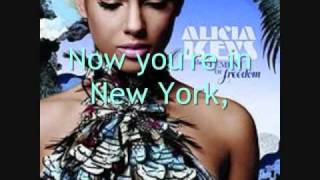 Empire State of Mind Part II Broken Down Lyrics  Alicia Keys [upl. by Mita]