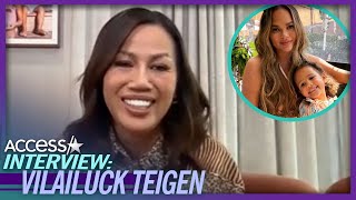 Chrissy Teigen’s Mom Says Luna Gave Her Modeling Tips [upl. by Haeluj893]