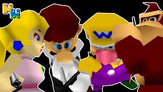 8 YOUTUBERS play Super Mario 64 but its GoldenEye [upl. by Ignatz]