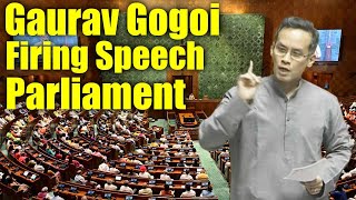 Gaurav Gogois Firing Speech  Parliament Budget Session 2024  Congress Parliament Speech  YOYO TV [upl. by Norma]