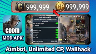 COD Mobile Mod APK v20251 Unlock Aimbot Unlimited CP amp Wallhack Android amp iOS [upl. by Hadik897]