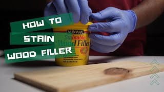 How to Stain Wood Filler Correcty [upl. by Killian335]