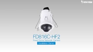 VIVOTEK FD816CHF2 Installation [upl. by Brendis]