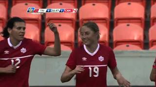 Goal CAN  No 19 Janine BECKIE janinebeckie4  TTFootballAssoc CanadaSoccerEN CWOQ2016 [upl. by Elidad]