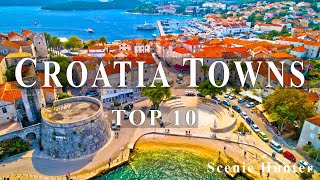 10 Best Charming Towns To Visit In Croatia  Croatia Travel Guide [upl. by Olumor]