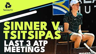 Stefanos Tsitsipas vs Jannik Sinner Last 3 ATP Matches [upl. by Laktasic]