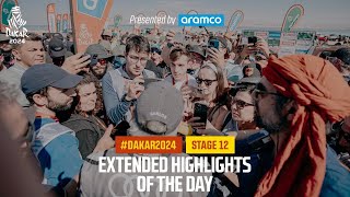 Extended highlights of Stage 12 presented by Aramco  Dakar2024 [upl. by Ecitnirp765]