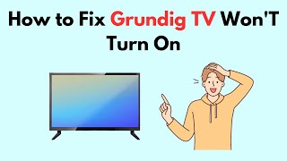 How to Fix Grundig TV WonT Turn On [upl. by Eyde]