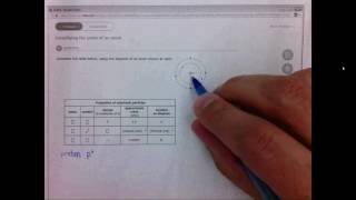 41a Identifying the parts of an atom [upl. by Ydoc]