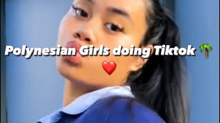 Polynesian Girls doing TikTok’s 🌴❤️💅 [upl. by Schuyler]