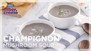 Champignon Mushroom Soup with FiberCreme by Yuda Bustara [upl. by Nylg591]