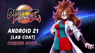 Dragon Ball FighterZ  Android 21 Lab Coat Reveal [upl. by Eikciv]