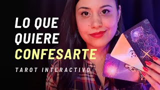 Sus Confesiones esto es lo que nunca te ha dicho 😳🤫🔥 💗Tarot interactivo 🌼 [upl. by Tabber]