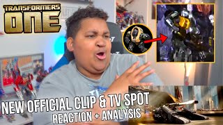 NEW TRANSFORMERS ONE Official Clip  TV Spot REACTIONANALYSIS Till We Reach ONE 5 [upl. by Dionis489]