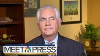 Rex Tillerson on Russia James Comey And Relationship With Trump Full  Meet The Press  NBC News [upl. by Aruasi]