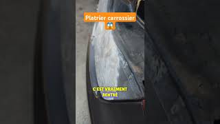 Platrier en carrossier 😱 Regarde ce quon a retrouver dérrière les 5 cms de mastic quen pense tu [upl. by Labaw444]