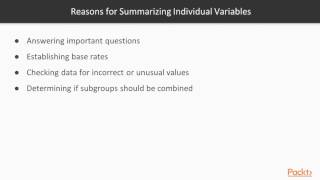 Learning IBM SPSS Statistics  Summarizing Individual Variables  packtpubcom [upl. by Itch]