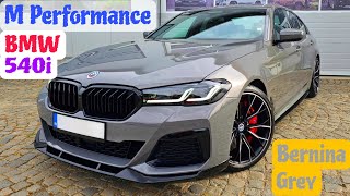 BMW G30 LCI 540i B58 Xdrive M Performance Bernina grey amber Ogryzek  Aura Slowed [upl. by Clynes]