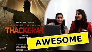 Thackeray Official Trailer Reaction  Nawazuddin Siddiqui Amrita Rao [upl. by Affrica218]