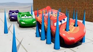 Lightning Mcqueen Escapes The Awesome Maze [upl. by Latsyc281]