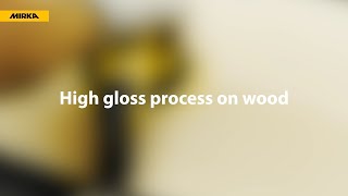 Sanding and polishing wood for a high gloss finish [upl. by Alegnad699]