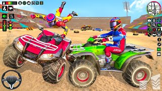 ATV Quad Bikes Whirlpool Demolition Derby Shooting Battle Crashing Simulator  Android Gameplay [upl. by Uhayile]