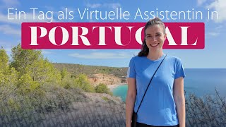 Zwischen Laptop und Meer  Ein Arbeitstag als Virtuelle Assistentin auf Reisen in Portugal [upl. by Roxie]