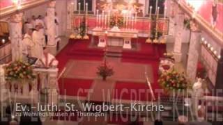 Werningshausen Orgelchoral quotIch bete an im Sakramentequot in der Osternacht [upl. by Muns]