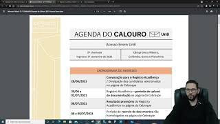 SAIU O LINK PARA O REGISTRO ACADÊMICO ACESSO UNB ENEM  2ª CHAMADA [upl. by Mines419]