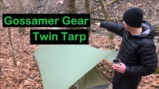 The Cuben Alternative  Gossamer Gear Twin Tarp Shelter  DCF  Review  Field Test [upl. by Haleemak]