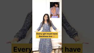 Every girl must have backless bra  Lingerie guide youtubeshorts shortsindia [upl. by Elstan199]