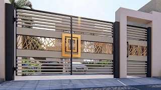 Top 100 Modern Gate Design Ideas 2024  Main Gates Ideas For Home Garden House Exterior Design Ideas [upl. by Simpkins489]