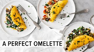 HOW TO MAKE AN OMELETTE  perfect every time [upl. by Chrystal]