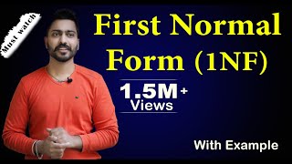 Lec21 First Normal form in DBMS in HINDI  1st Normal form क्या होती है [upl. by Krusche]