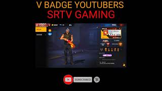 V BADGE SRTV GAMING  🎯😱 shorts srtvgaming [upl. by Georgeta]