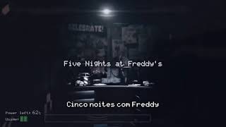 FNAF 1 SONG  The Living Tombstone Dublado [upl. by Vargas]