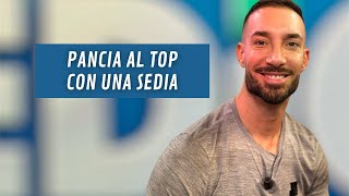 PANCIA AL TOP 4 esercizi con una sedia [upl. by Arihppas]