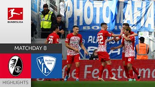 SC Freiburg  VfL Bochum 21  Highlights  Matchday 8 – Bundesliga 202324 [upl. by Enyr983]