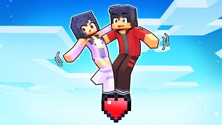 Aphmau and Aaron On ONE HEART In Minecraft [upl. by Saidnac]