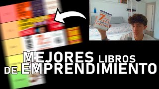 12 LIBROS para EMPRENDEDORES jóvenes  Tu MEJOR Inversion de 2022 [upl. by Krasnoff]