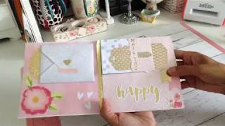 Flipbook Style Base TUTORIAL 3  Using One 12x12 Paper [upl. by Anayra]