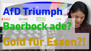 💥Top News💥  Unbekannter AfDTriumph Baerbock ade amp Gold für Essen afd baerbock trump gold [upl. by Aneeras]