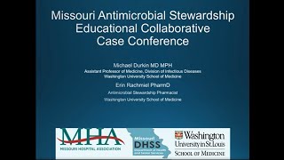 2019 04 26 Two cases intraabdominal infection amp UTI vs C diff  Dr Michael Durkin and Dr Kevin Hsueh [upl. by Baruch121]