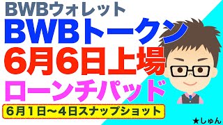 【6月6日上場決定！】BWBトークン！ローンチパッドでBWBをゲット！（6月1日ー4日スナップショット） [upl. by Joaquin]