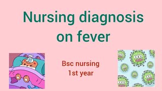 Nursing diagnosis on fever pyrexia hyperthermia  bsc nursing 1st year [upl. by Elleved]