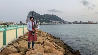 Bagpipe March  79th Farewell to Gibraltar  Rock of Gibraltar [upl. by Assirat]