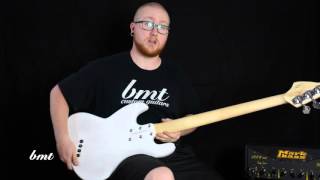 bmt DS4 MS Fanned Fret Bass Demo [upl. by Annoved751]