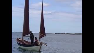 Caledonia yawl Am Bodach Finally in the water [upl. by Ettezel]