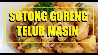 Resepi Sotong Goreng Telur MasinSalted Egg Squid Recipe [upl. by Vrablik]